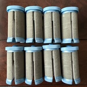 Conair ION Shine 8 Replacement Hot Rollers Lrg Flocked‎ Curlers CHV261R Pageant